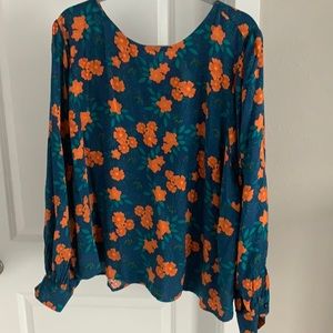 Like New ModCloth Collectif Floral Blouse